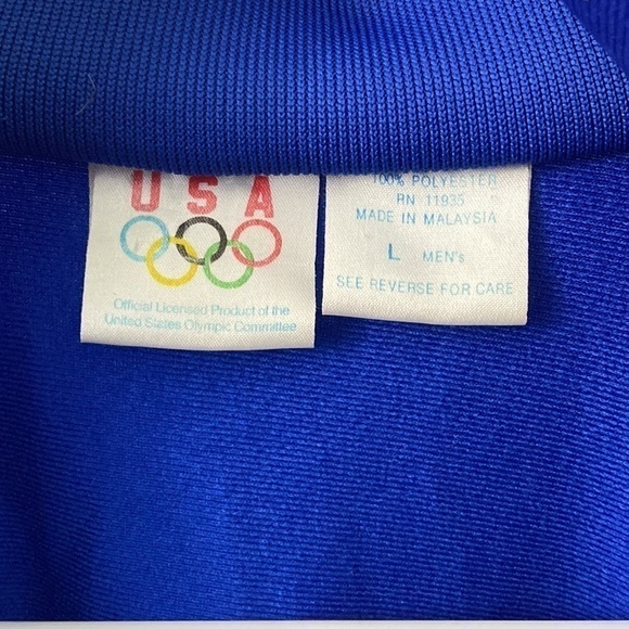 Vintage USA Olympic JC Penny Sz L Track Jacket - Picture 6 of 11